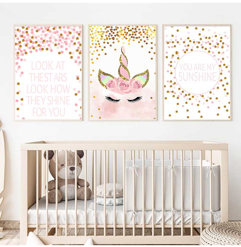 Tableau décoratif pour chambre - Baby Girl Nursery Quotes avis et prix