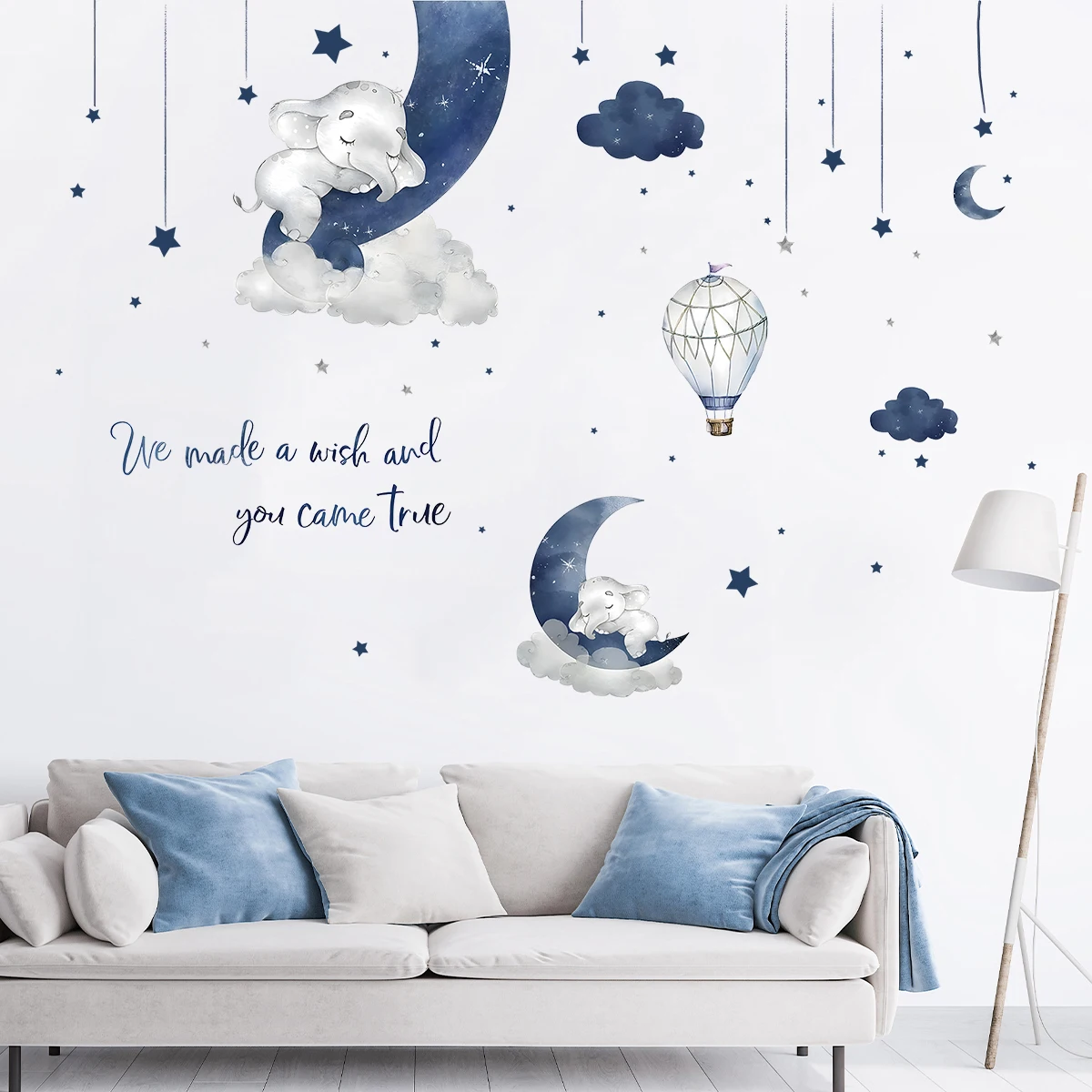 Autocollant mural Animal éléph - Baby Girl Nursery Quotes avis et prix